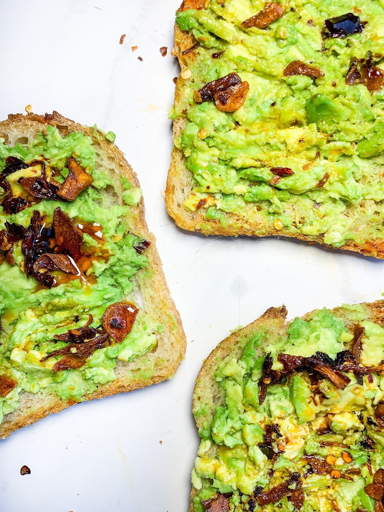 The Best Avocado Toast you will ever eat – Hot Crispy Oil